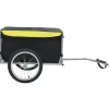 Online FinePRICE Polkupyörän peräkärry, 65kg, musta/keltainen