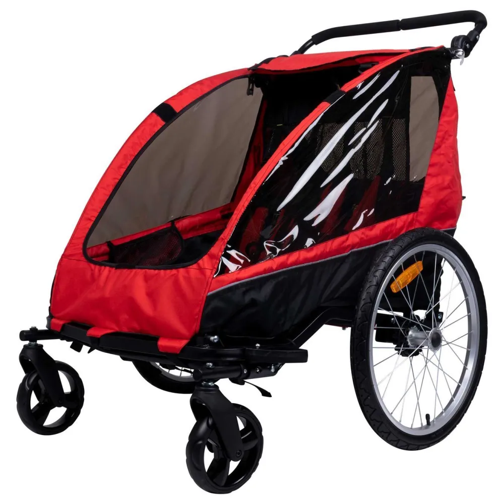 Outlet Trekker Polkupyörän peräkärry Pro, 1-2 lapselle, 40 kg