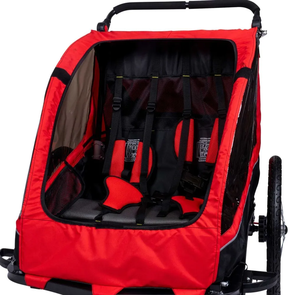Outlet Trekker Polkupyörän peräkärry Pro, 1-2 lapselle, 40 kg