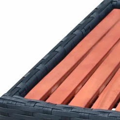 Clearance FinePRICE Porealtaan porras polyrottinki 92x45x25 cm musta