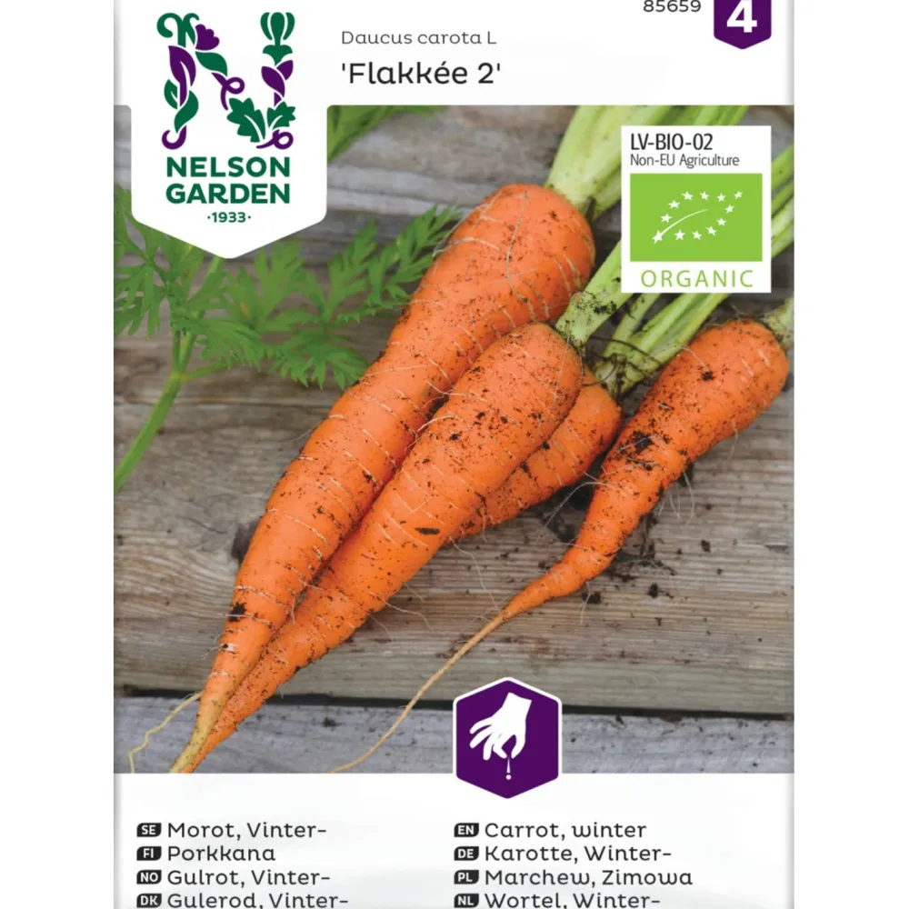 Discount Nelson Garden Porkkana Flakkée 2 Organic, siemenet