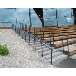 Best Rudus Porraskivi Askel 130 400x420x130 mm sileä musta