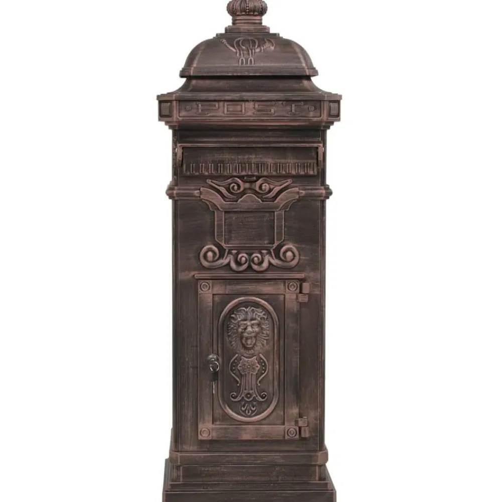 Sale FinePRICE Postilaatikko alumiini vintagetyyli ruostumaton pronssi