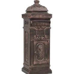 Sale FinePRICE Postilaatikko alumiini vintagetyyli ruostumaton pronssi