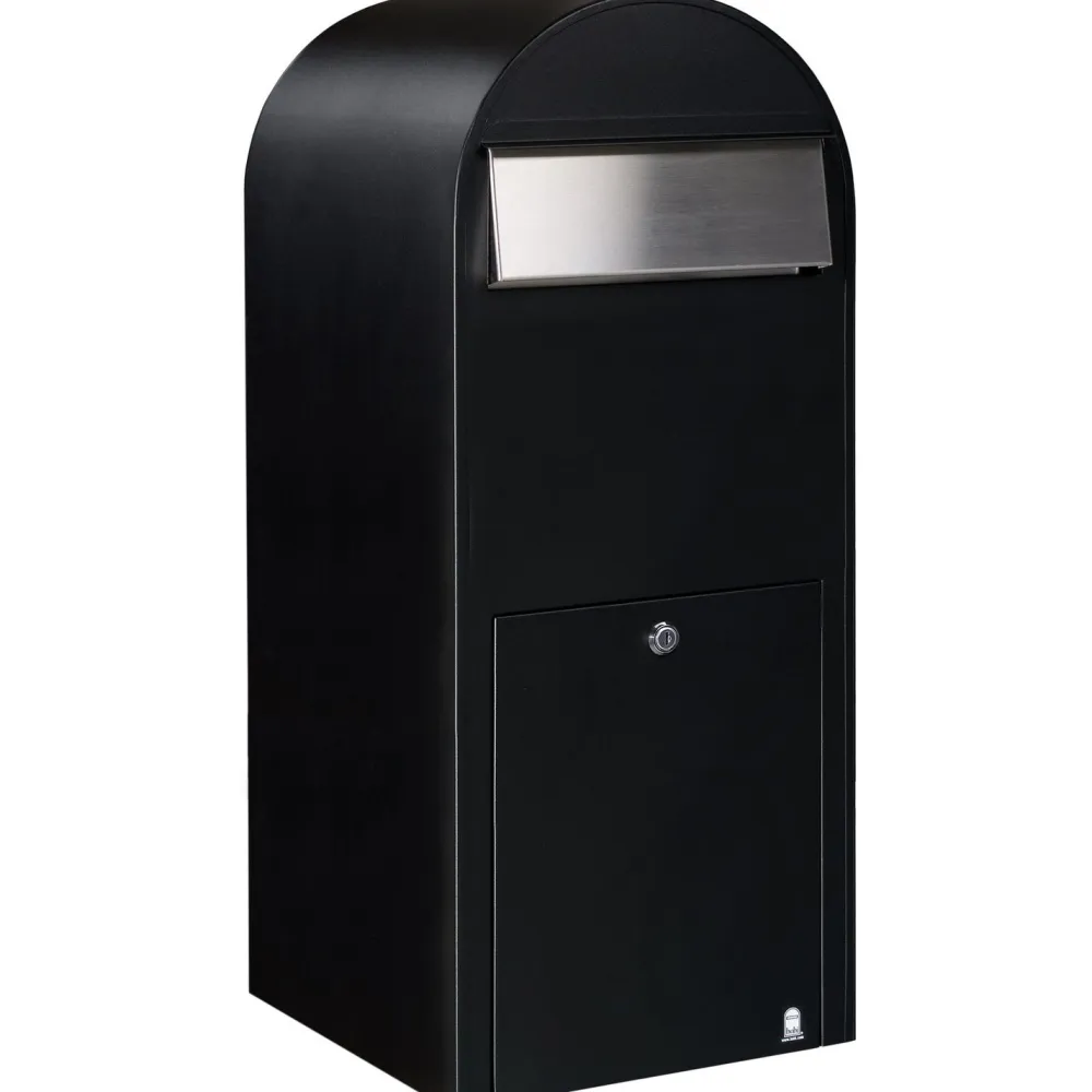 Discount Bobi Postilaatikko Jumbo 80x32x35 cm musta RAL9005 rst-luukku