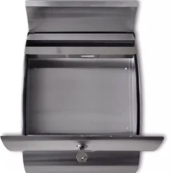 New FinePRICE Postilaatikko ruostumattomasta teräksestä 400x120