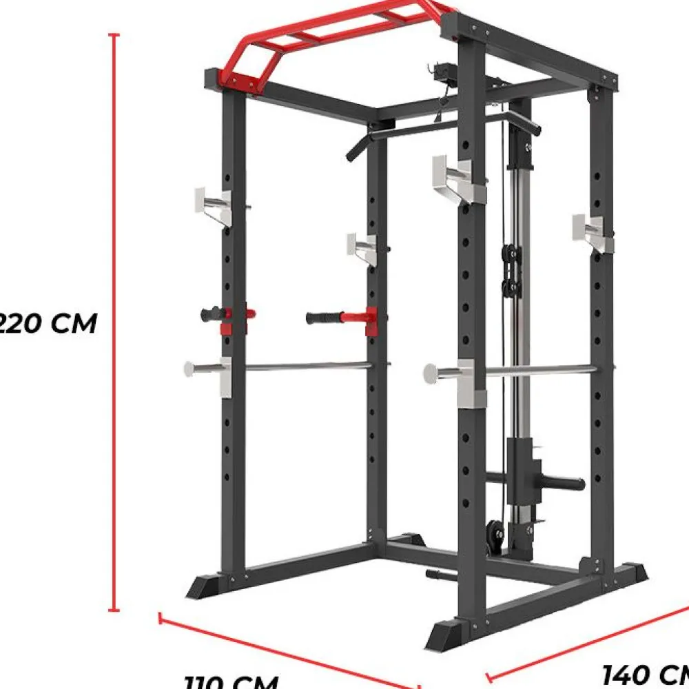 Outlet Nordcore Power Rack kyykkyhäkki Core 110x140x220 cm