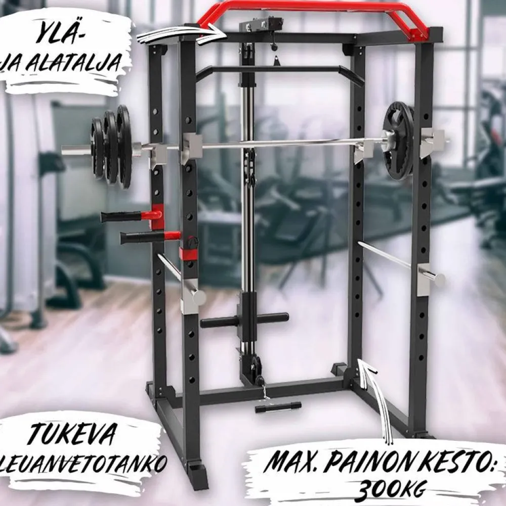 Outlet Nordcore Power Rack kyykkyhäkki Core 110x140x220 cm