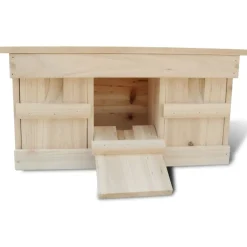 Best FinePRICE Pääskysen pesälaatikko 44 x 15,5 x 21,5 cm
