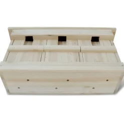 Best FinePRICE Pääskysen pesälaatikko 44 x 15,5 x 21,5 cm