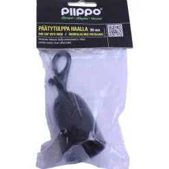 Online Piippo Päätytulppa haalla Ø 36mm pulverimaalattu musta