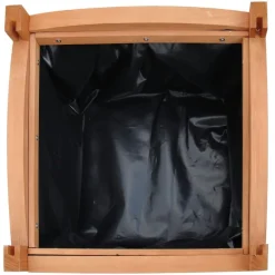 Outlet FinePRICE Puinen korotettu kukkalaatikko 30 x 30 x 30 cm 2 sarja