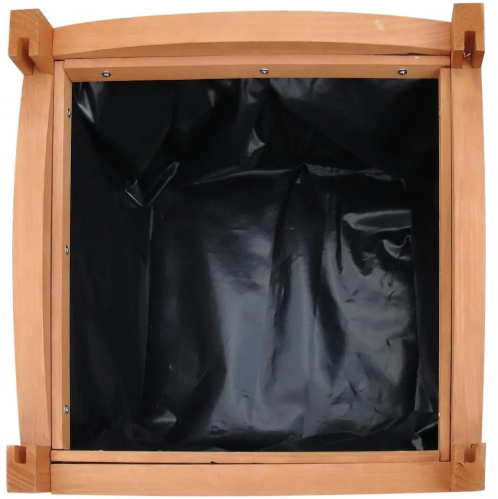 Outlet FinePRICE Puinen korotettu kukkalaatikko 30 x 30 x 30 cm 2 sarja