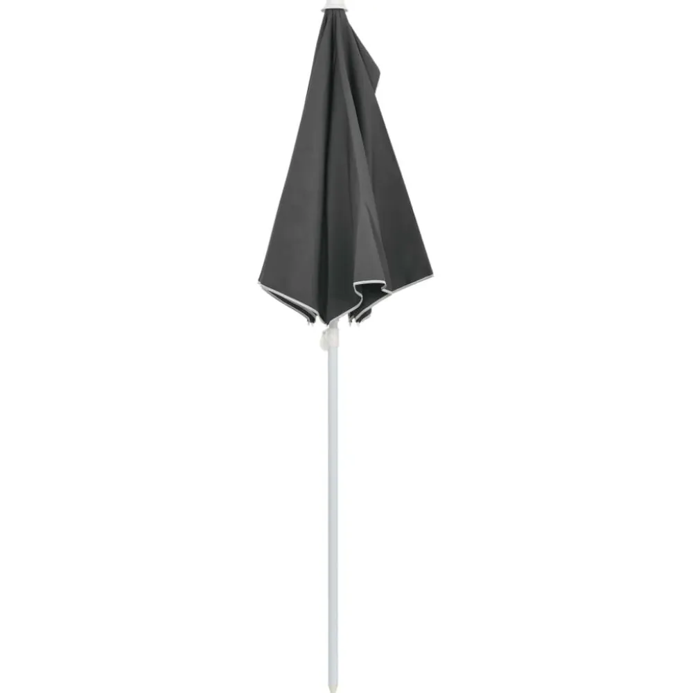 Best FinePRICE Puoliaurinkovarjo tangolla 180x90 cm antrasiitti
