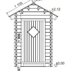 New LP Garden Puucee T2, 2m², harjakatto