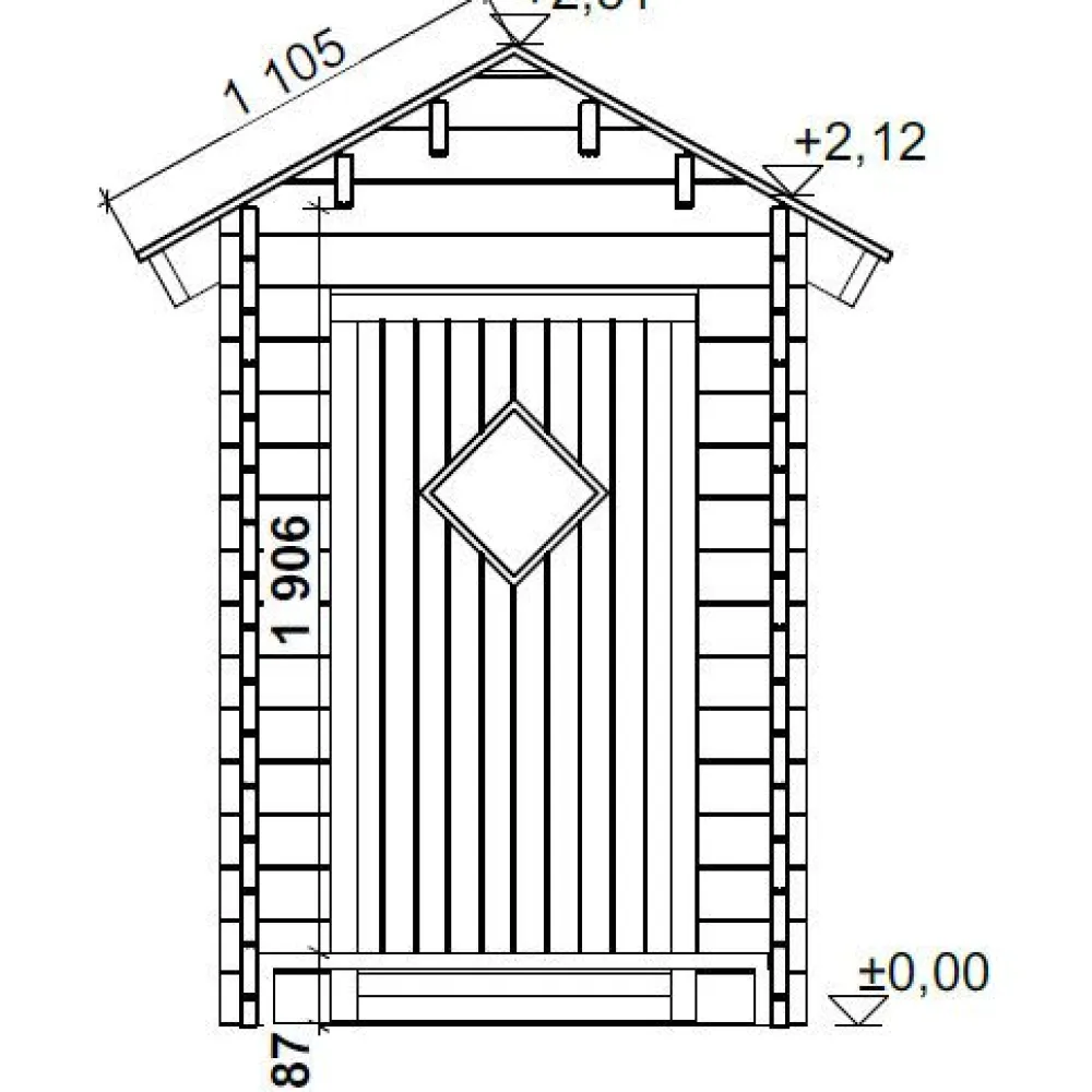 New LP Garden Puucee T2, 2m², harjakatto