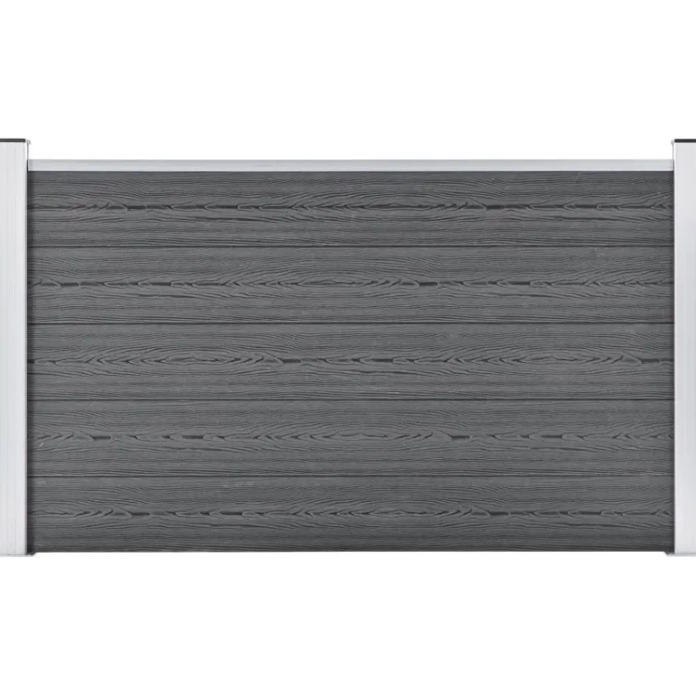 Best FinePRICE Puutarha-aita WPC 180x105 cm harmaa