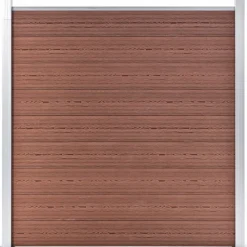 Hot FinePRICE Puutarha-aita WPC 180x186 cm ruskea
