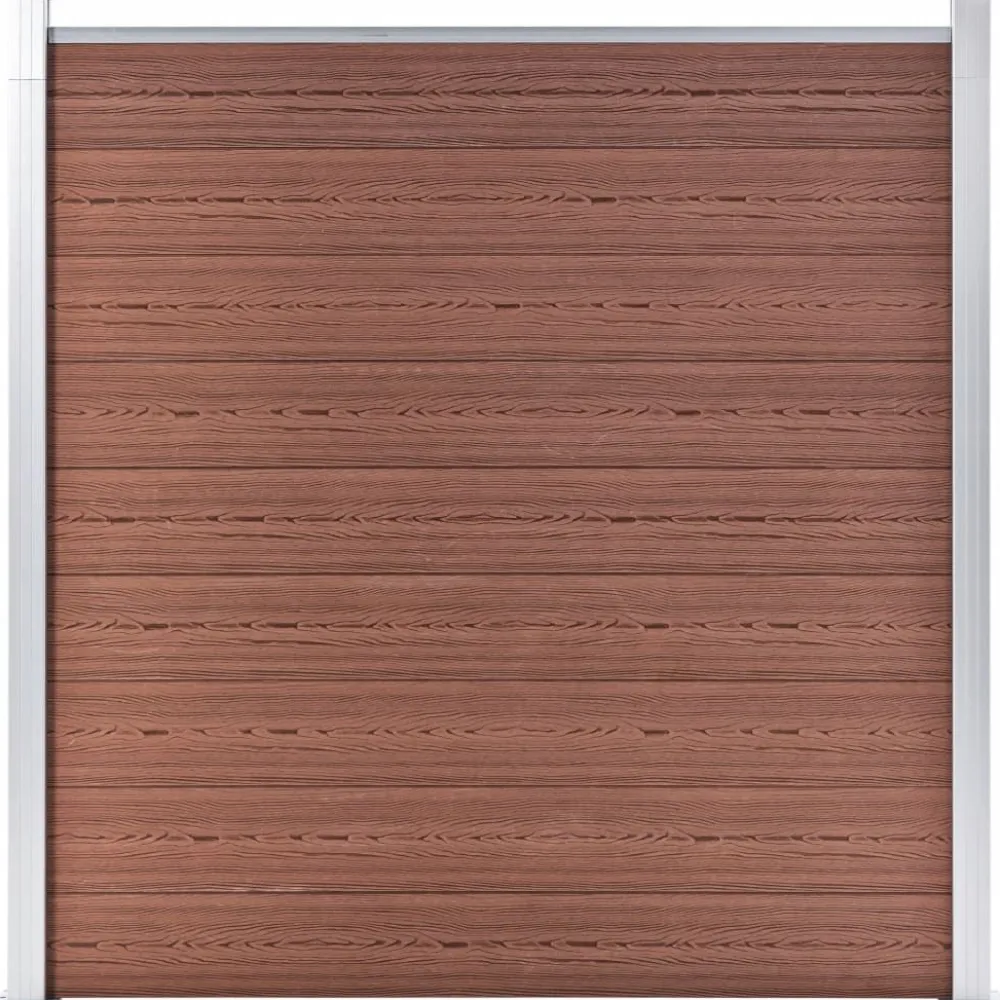 Hot FinePRICE Puutarha-aita WPC 180x186 cm ruskea