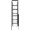 Outlet FinePRICE Puutarhakaari portilla 108x45x235 cm teräs musta