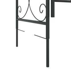 Outlet FinePRICE Puutarhakaari portilla 108x45x235 cm teräs musta