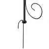 New FinePRICE Puutarhakaari Ø180x255 cm teräs musta