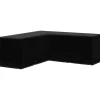New FinePRICE Puutarhakalusteiden suoja L-muoto 12 purjerengasta 250x250x90cm