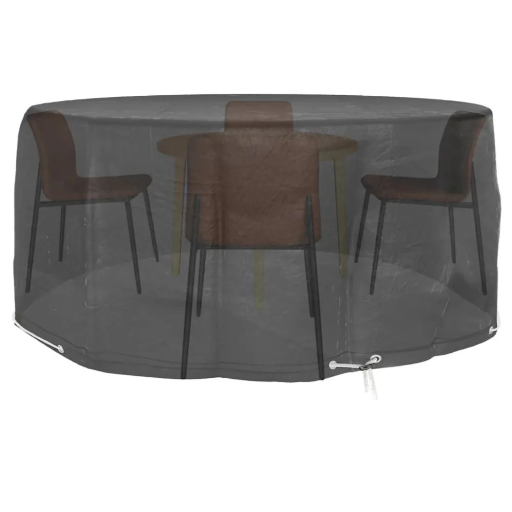 Best FinePRICE Puutarhakalusteiden suoja 10 purjerengasta Ø230x90 cm pyöreä