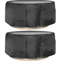 Best FinePRICE Puutarhakalusteiden suoja 10 purjerengasta Ø230x90 cm pyöreä