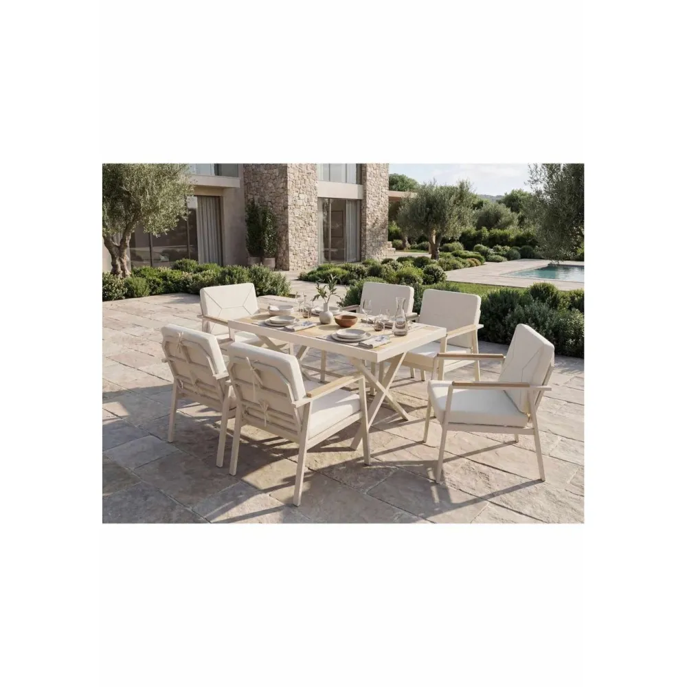 Outlet Linento Garden Puutarhakalustesetti , Monte, kerma