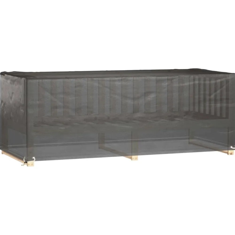 Outlet FinePRICE Puutarhakalustesuojat 2 kpl 8 purjerengasta 192x82x65 cm