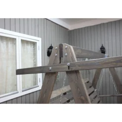 Discount Baltic Garden Puutarhakeinu katoksella Pelle 165cm harmaa