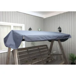 Discount Baltic Garden Puutarhakeinu katoksella Pelle 165cm harmaa