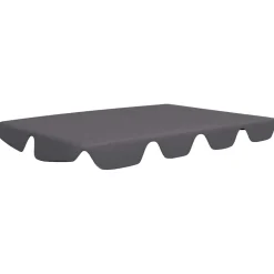 New FinePRICE Puutarhakeinun Vaihtokatos musta 188/168x145/110 cm (12093)