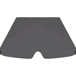New FinePRICE Puutarhakeinun Vaihtokatos musta 188/168x145/110 cm (12093)