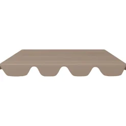 New FinePRICE Puutarhakeinun Vaihtokatos musta 188/168x145/110 cm (12093)
