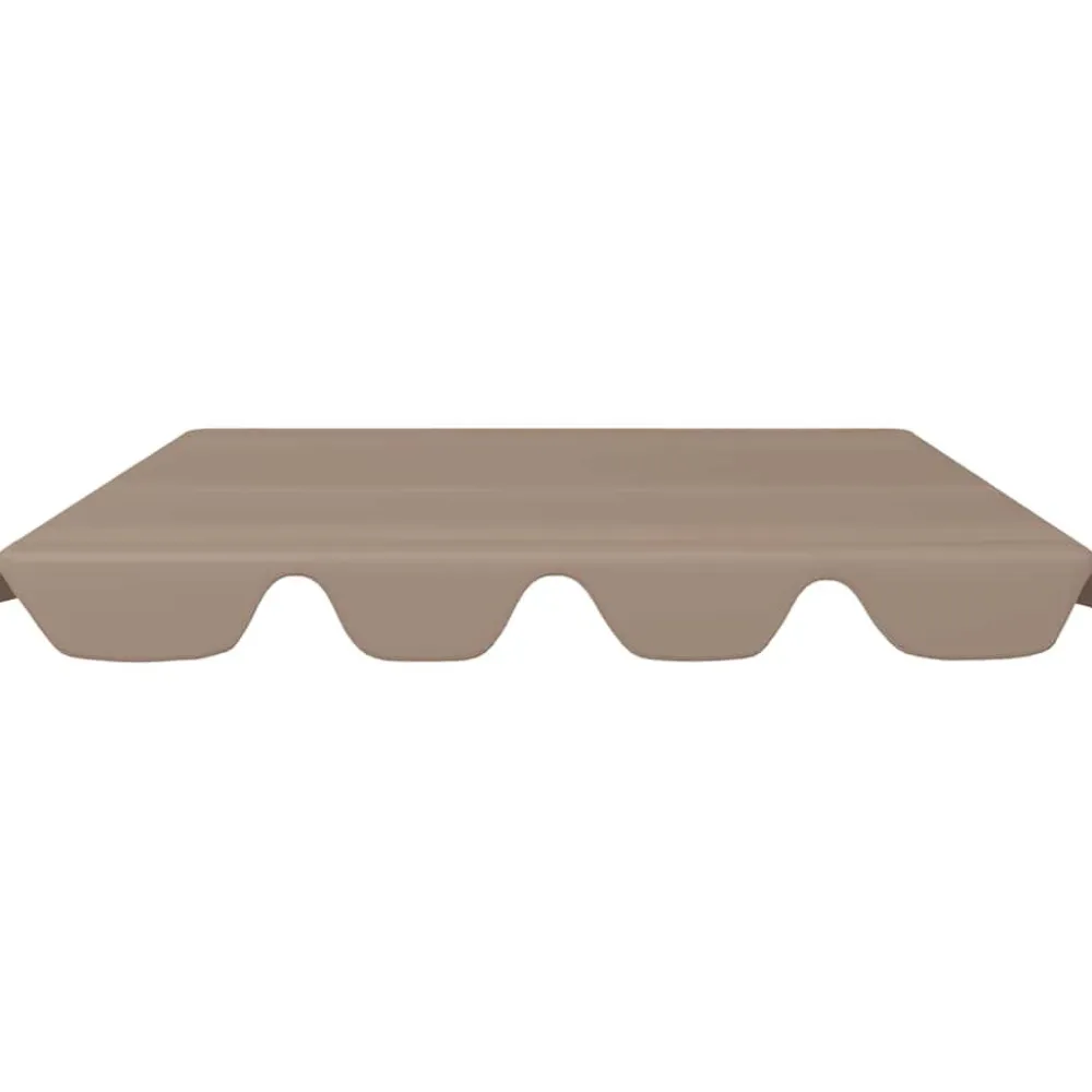 New FinePRICE Puutarhakeinun Vaihtokatos musta 188/168x145/110 cm (12093)