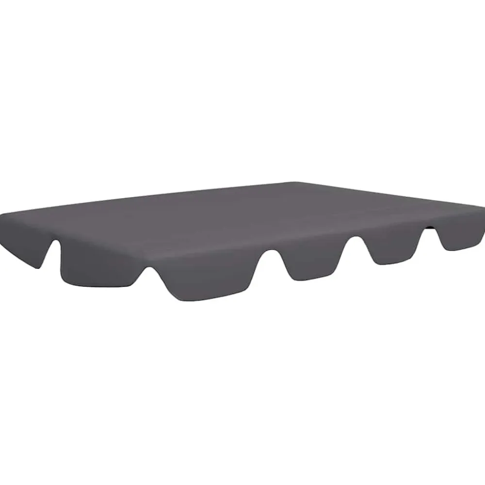 New FinePRICE Puutarhakeinun Vaihtokatos musta 188/168x145/110 cm (12093)