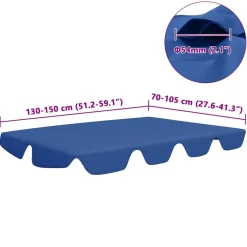 New FinePRICE Puutarhakeinun Vaihtokatos musta 188/168x145/110 cm (12093)