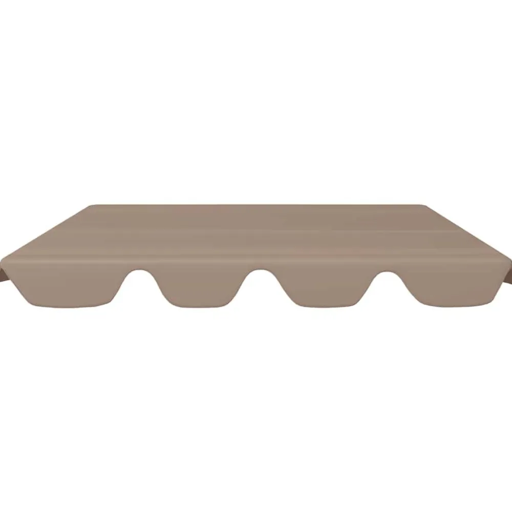 New FinePRICE Puutarhakeinun Vaihtokatos musta 188/168x145/110 cm (12093)