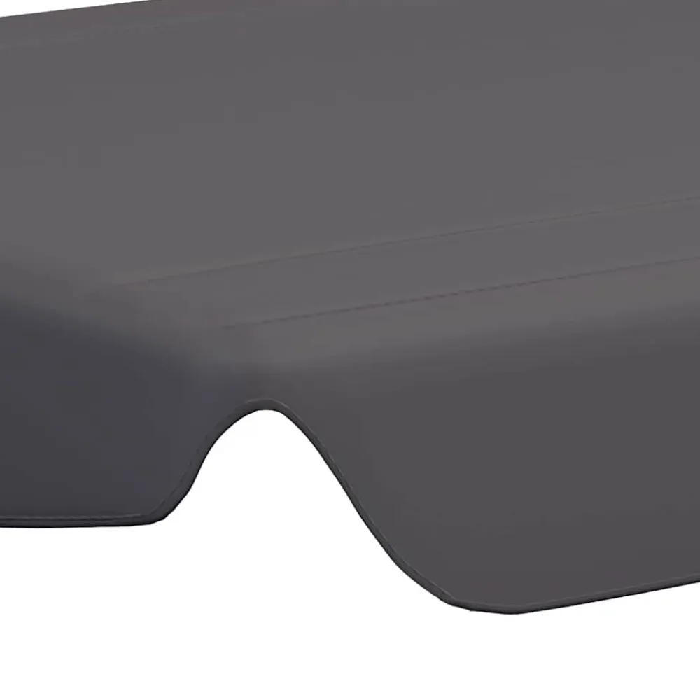 New FinePRICE Puutarhakeinun Vaihtokatos musta 188/168x145/110 cm (12093)