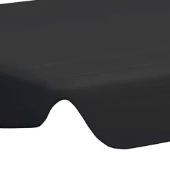 New FinePRICE Puutarhakeinun Vaihtokatos musta 188/168x145/110 cm (12093)