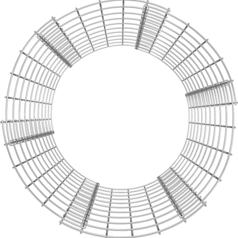 New FinePRICE Puutarhakomposti Ø50x100 cm galvanoitu teräs (15942)