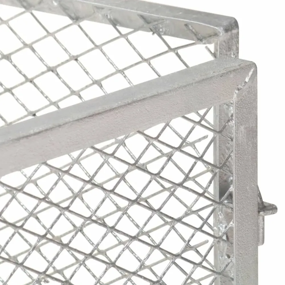 FinePRICE Puutarhakomposti 100x100x77 cm galvanoitu rauta (46150)