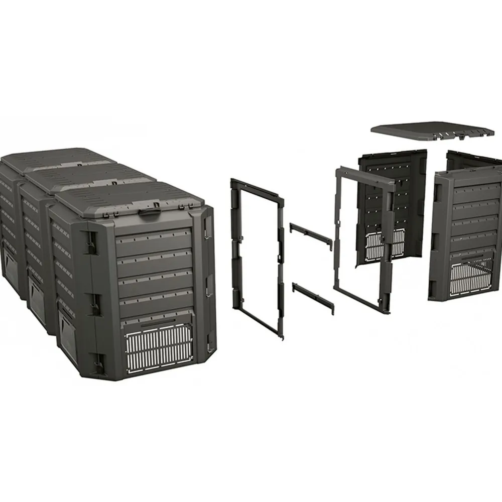 AB Polar Puutarhakompostori Compo, 1200L musta