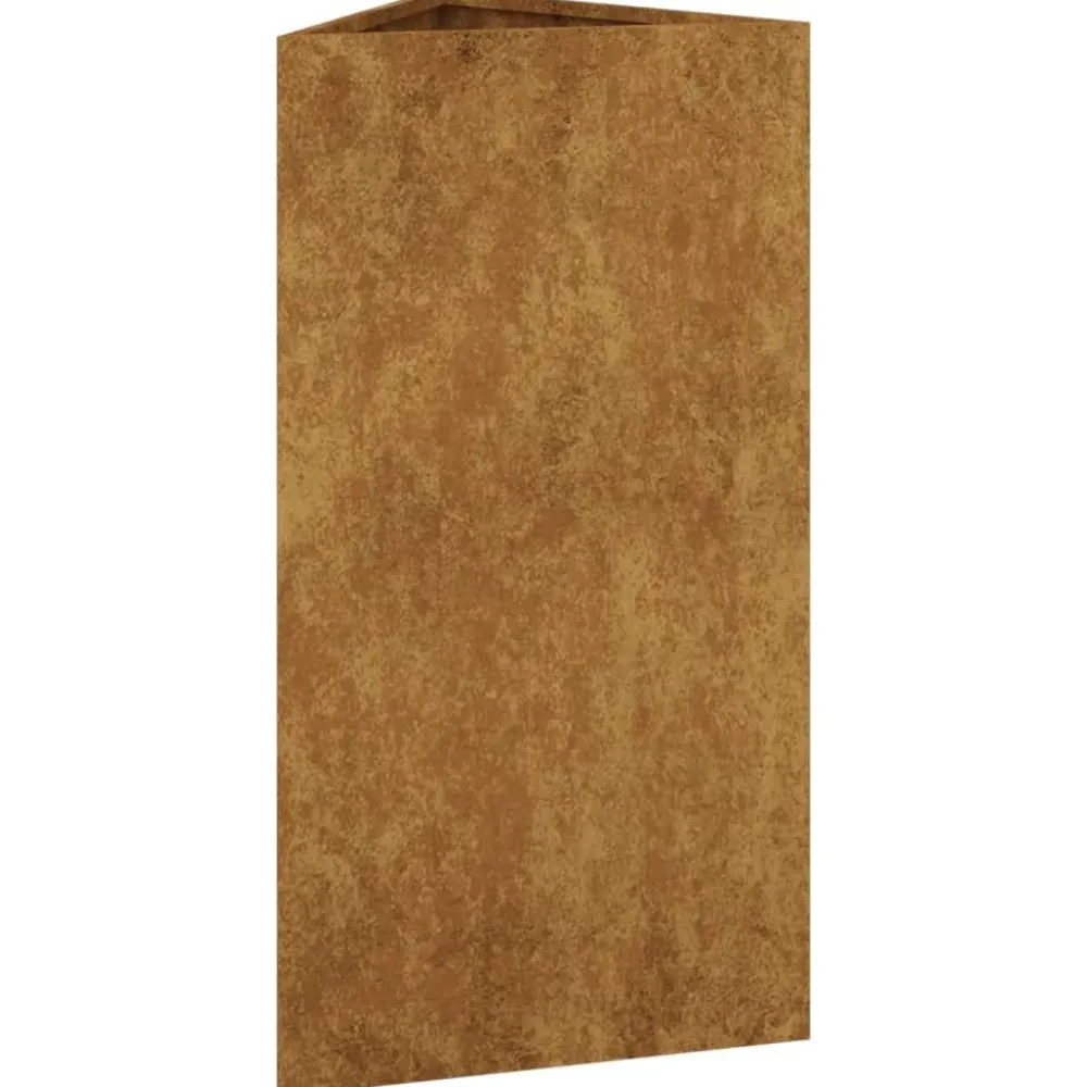 Online FinePRICE Puutarhakukkalaatikko 40x34,5x75 cm corten-teräs