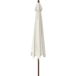 Outlet FinePRICE Puutarhan aurinkovarjo puutolppa antrasiitti 400x273 cm