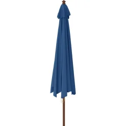 Outlet FinePRICE Puutarhan aurinkovarjo puutolppa antrasiitti 400x273 cm