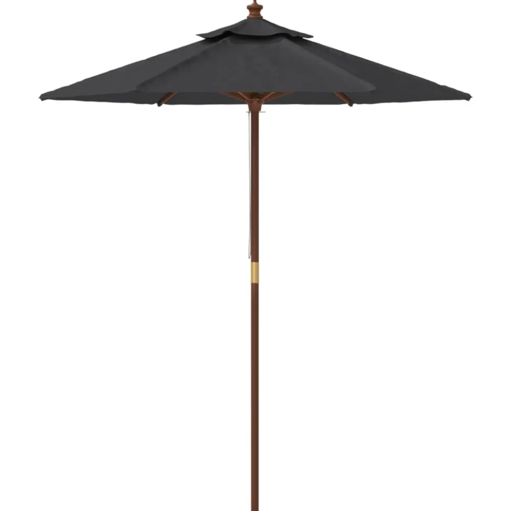 Online FinePRICE Puutarhan aurinkovarjo puutolppa vihreä 196x231 cm