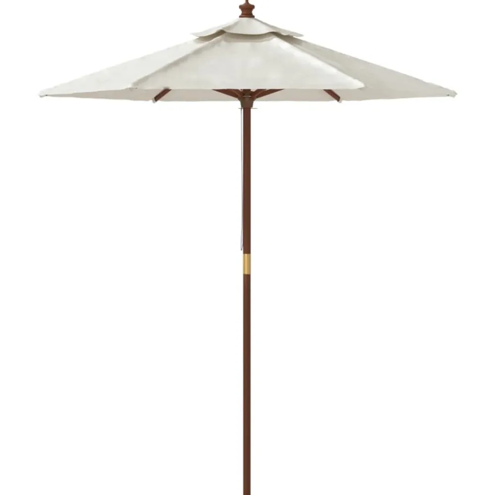 Online FinePRICE Puutarhan aurinkovarjo puutolppa vihreä 196x231 cm